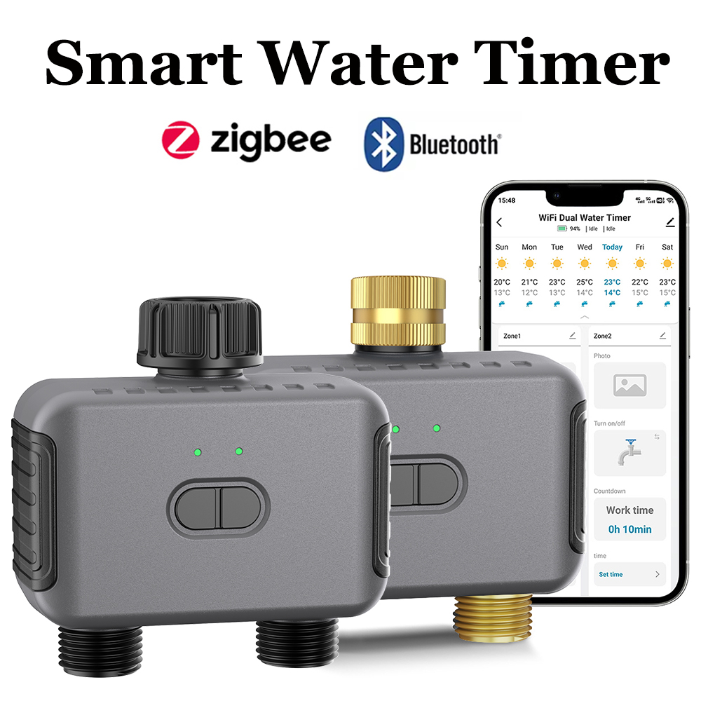 Smart Garden Usa - Inteligentny programator nawadniania Tuya Zigbee/BT, automatyczny
