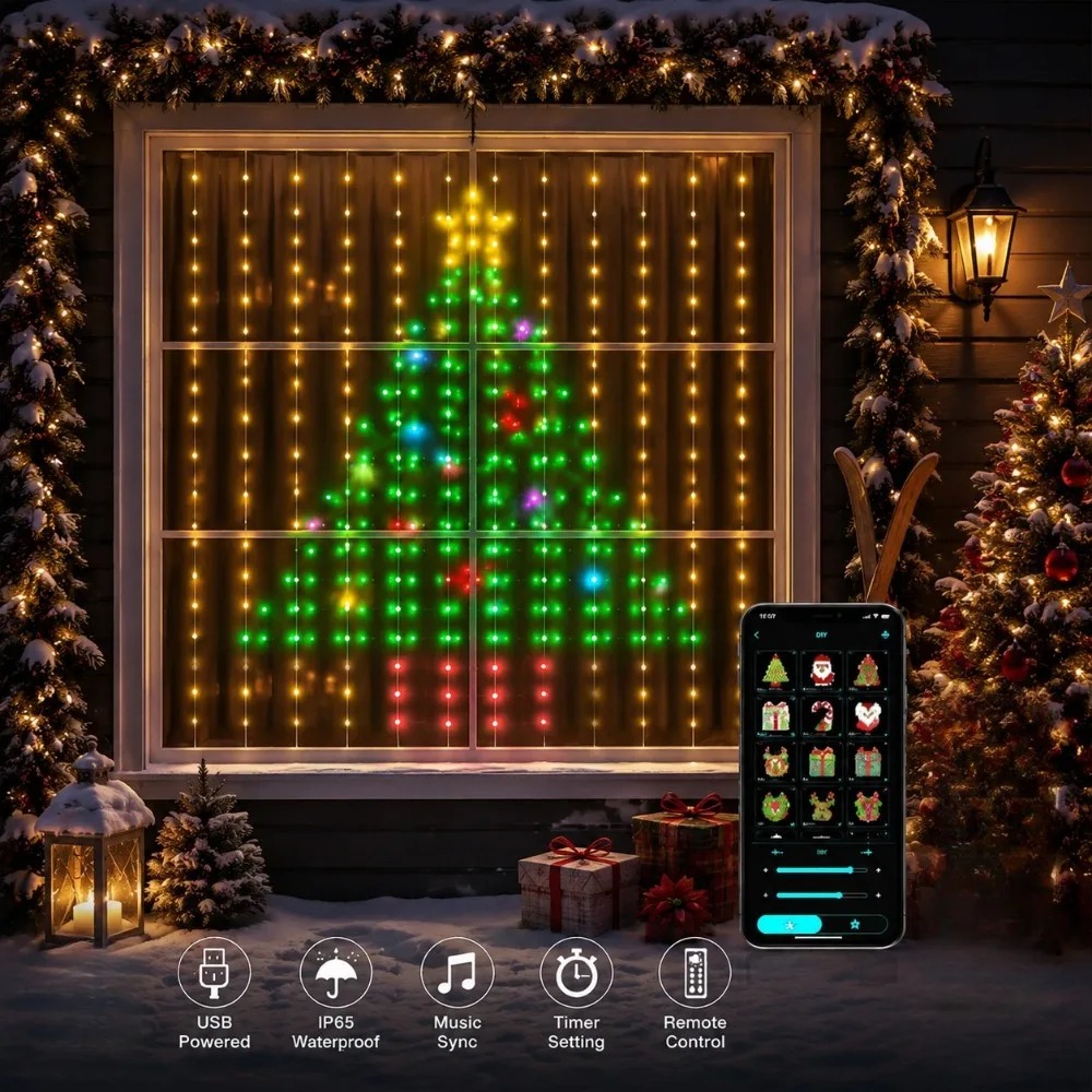 Zewnętrzne LED-owe zasłony świ – Smart Garden Usa recenzja i cena
