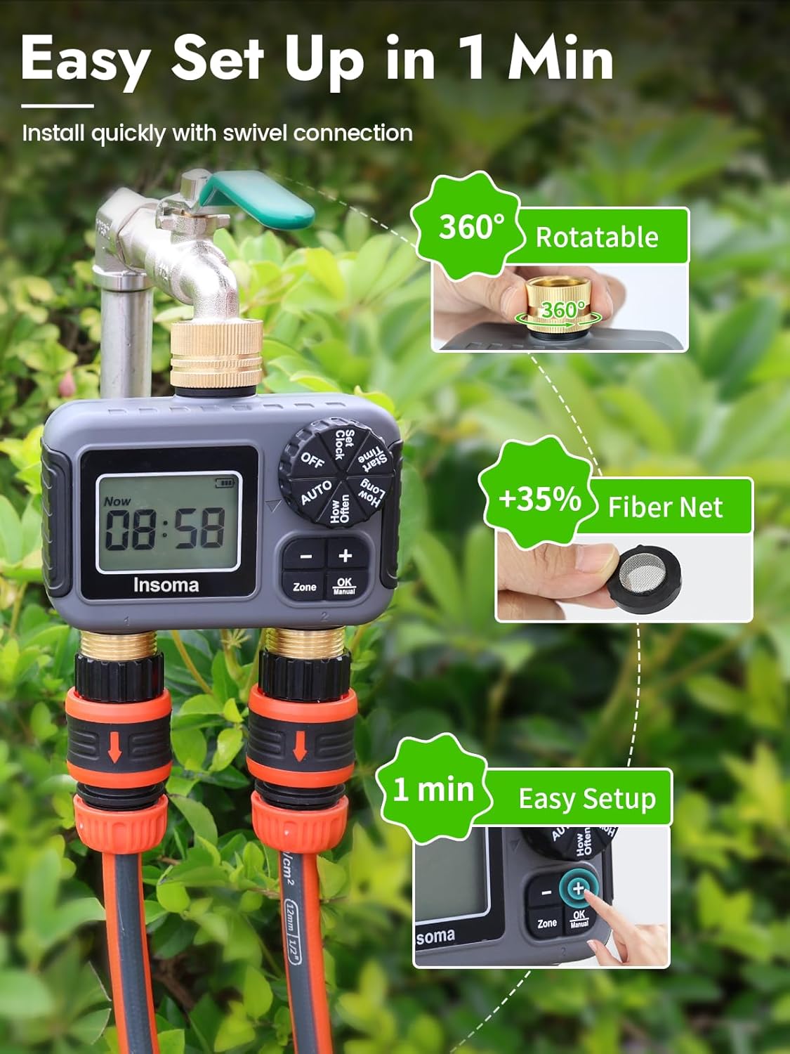 Inteligentny system nawadniani – Smart Garden Sphagnum Moss recenzja i cena