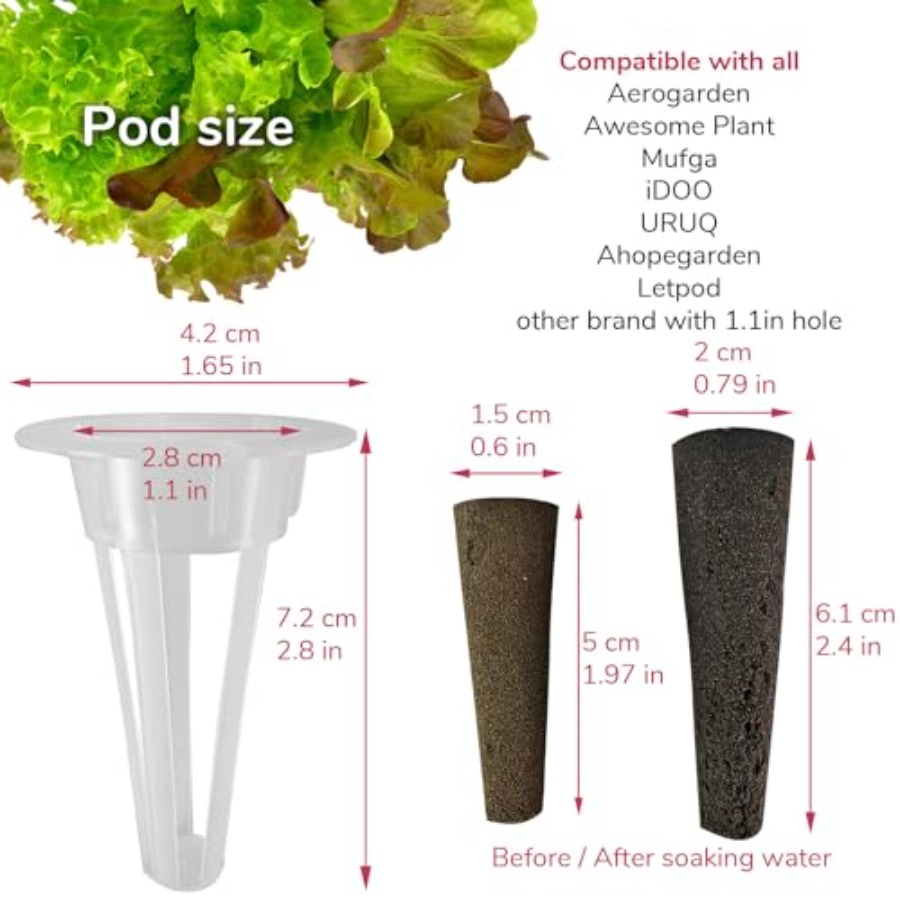 Zestaw 20 sadzonek sałaty ziel – Aerogarden Seed Pod recenzja i cena