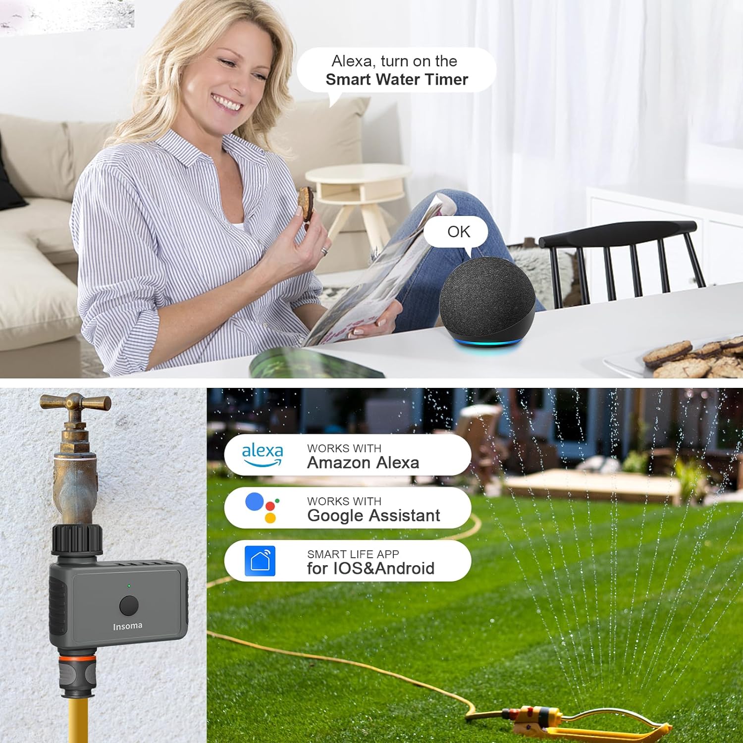 Insoma Zigbee Timer do Podlewa – Smart Garden Sphagnum Moss recenzja i cena