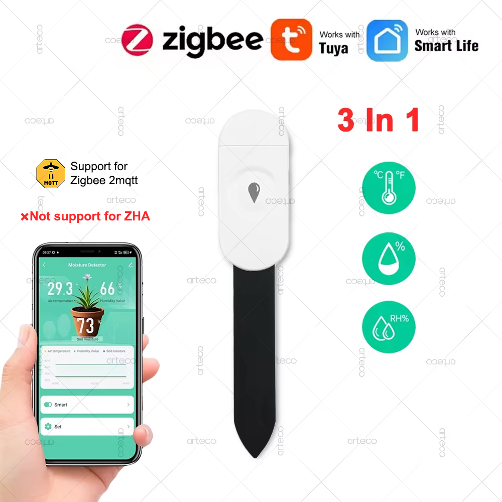 Tuya Zigbee temperatura i wilg – Smart Garden Moisture Sensor recenzja i cena