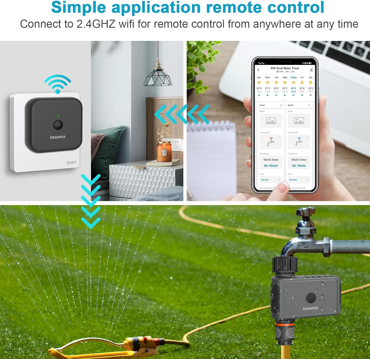 Insoma Wifi Automatyczny czaso – Smart Garden Sphagnum Moss recenzja i cena