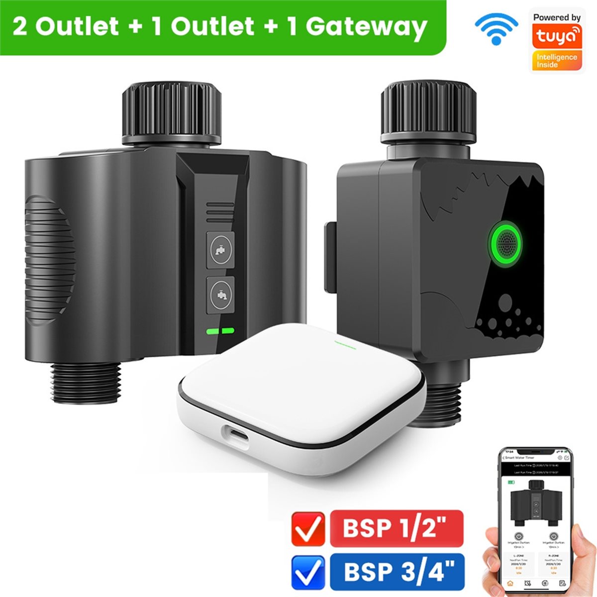 Y17A 1 zestaw WiFi Timeru Wodn – Smart Garden Hose Valve recenzja i cena