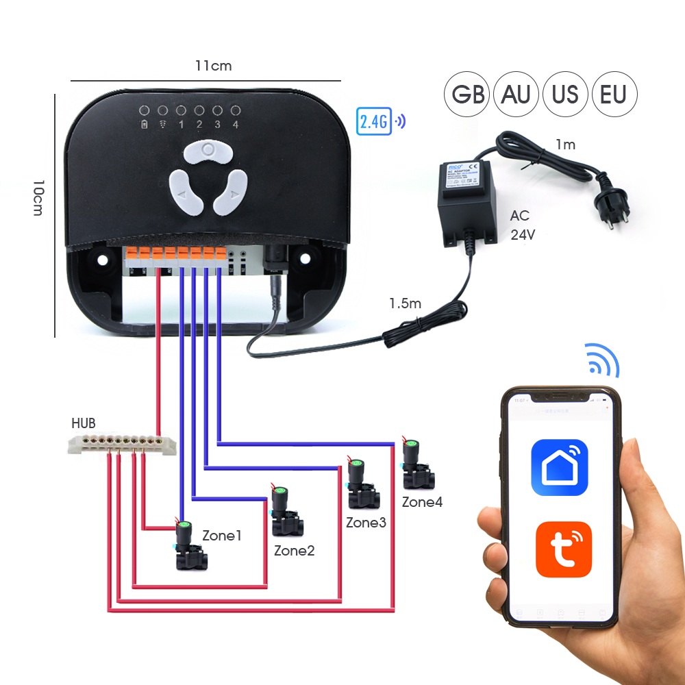 Kontroler zaworu elektromagnet – Smart Garden Hose Valve recenzja i cena